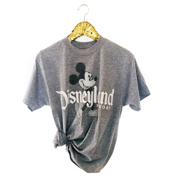 Disney Tops - ✨Vintage Classic✨ Gray Disneyland t shirt